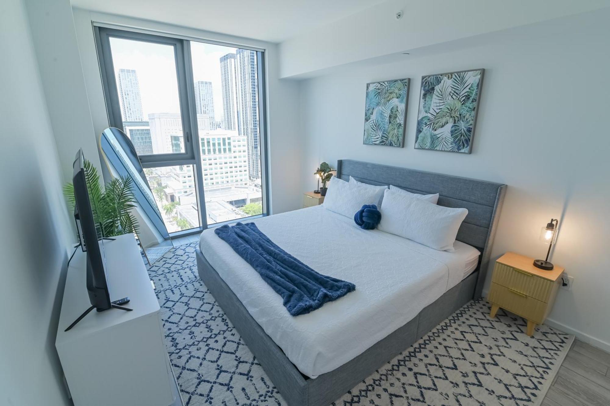 Luxurious King Bed Suite In Downtown Miami Esterno foto