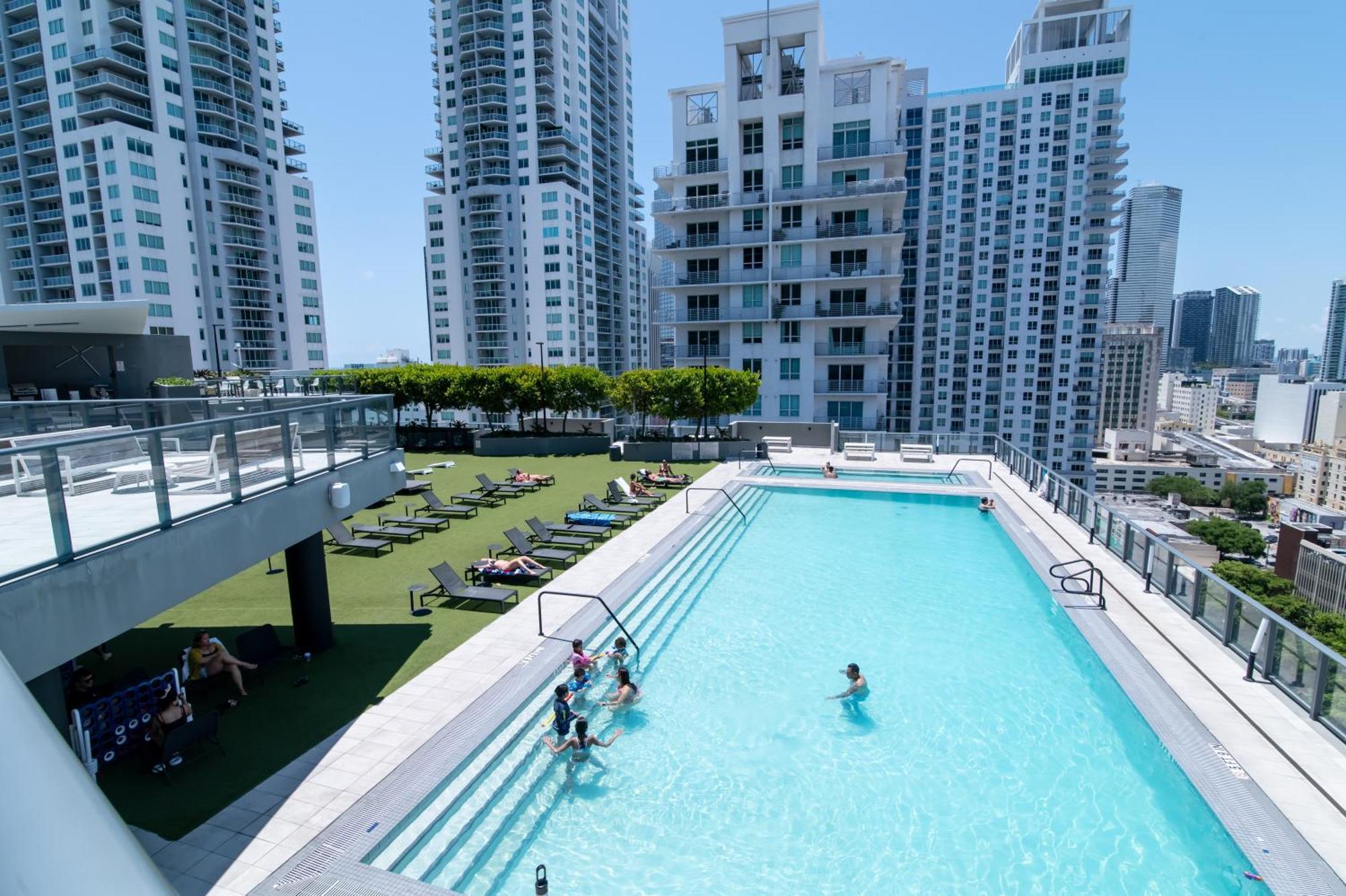 Luxurious King Bed Suite In Downtown Miami Esterno foto